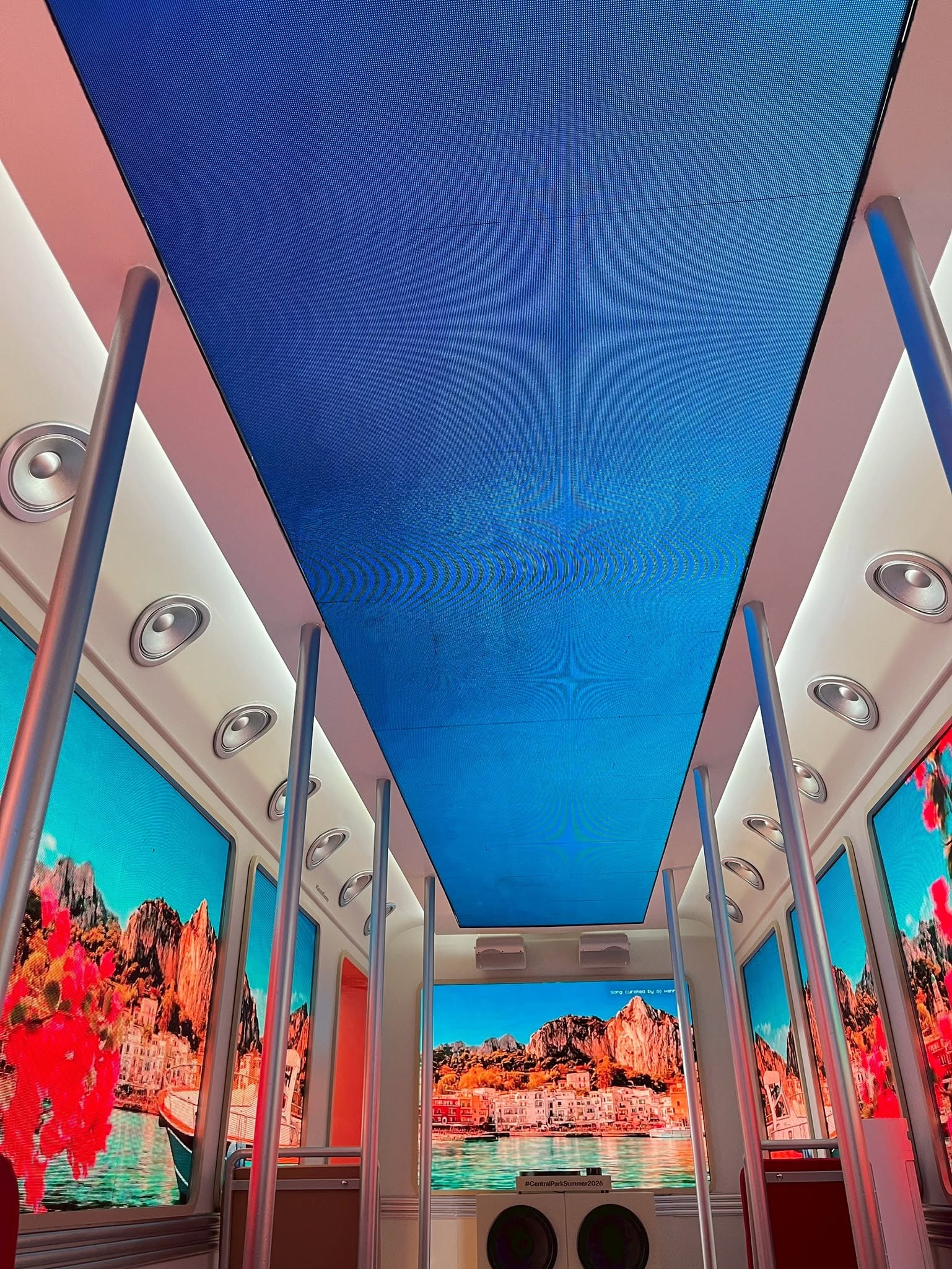 Interactive exhibition LED display at Park Silom Bangkok